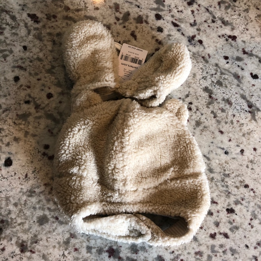 Carters Newborn 0-9month Hat and Glove Set